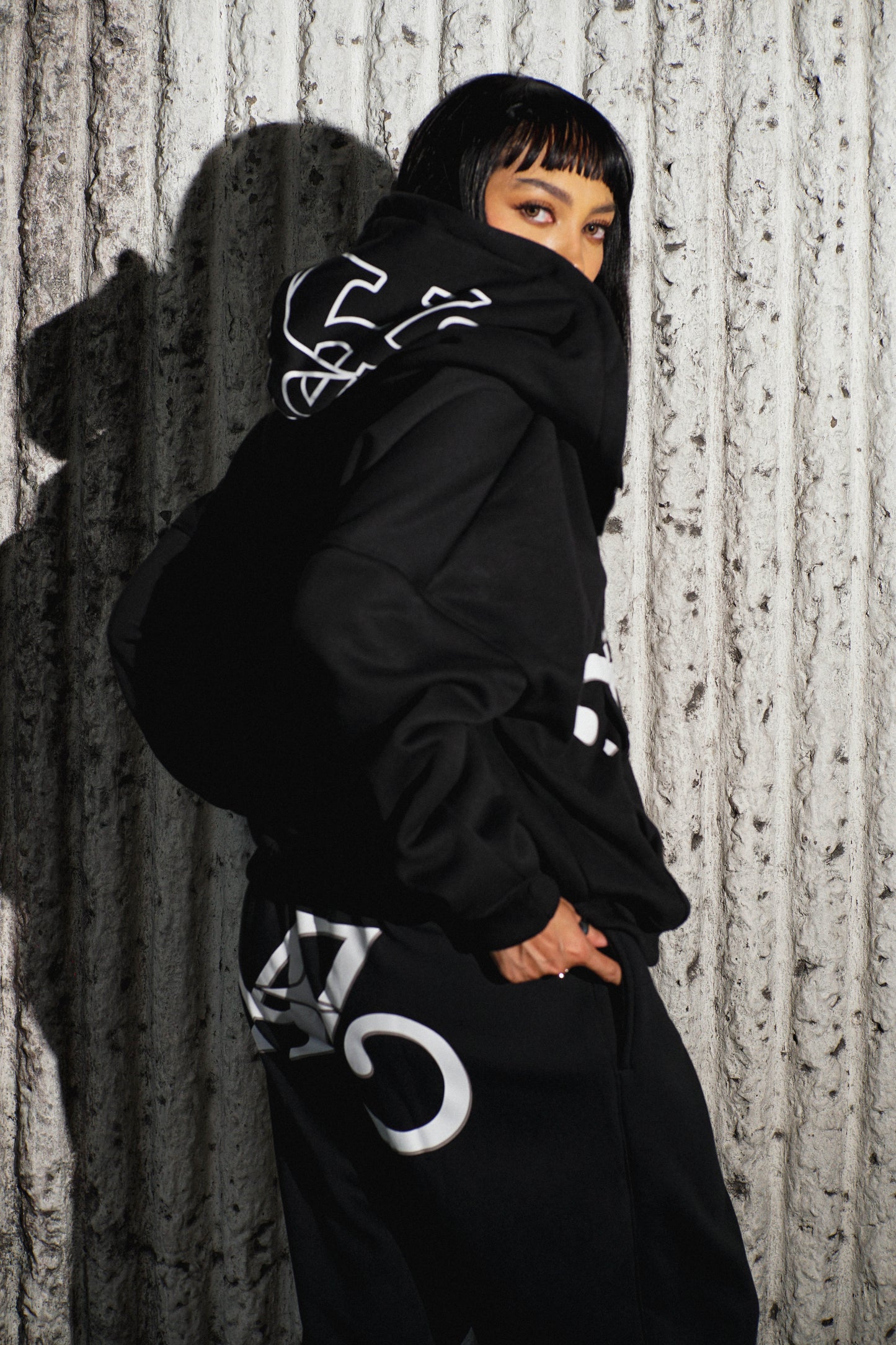 A-Z Signature Zip Hoodie (Black)