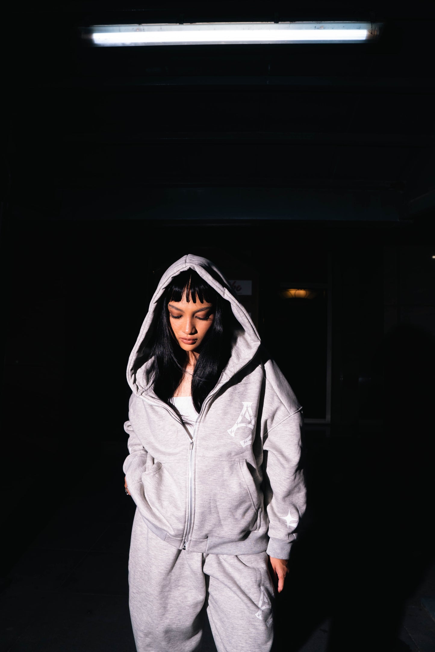 A-Z Astra Zip Hoodie (Heather Gray)