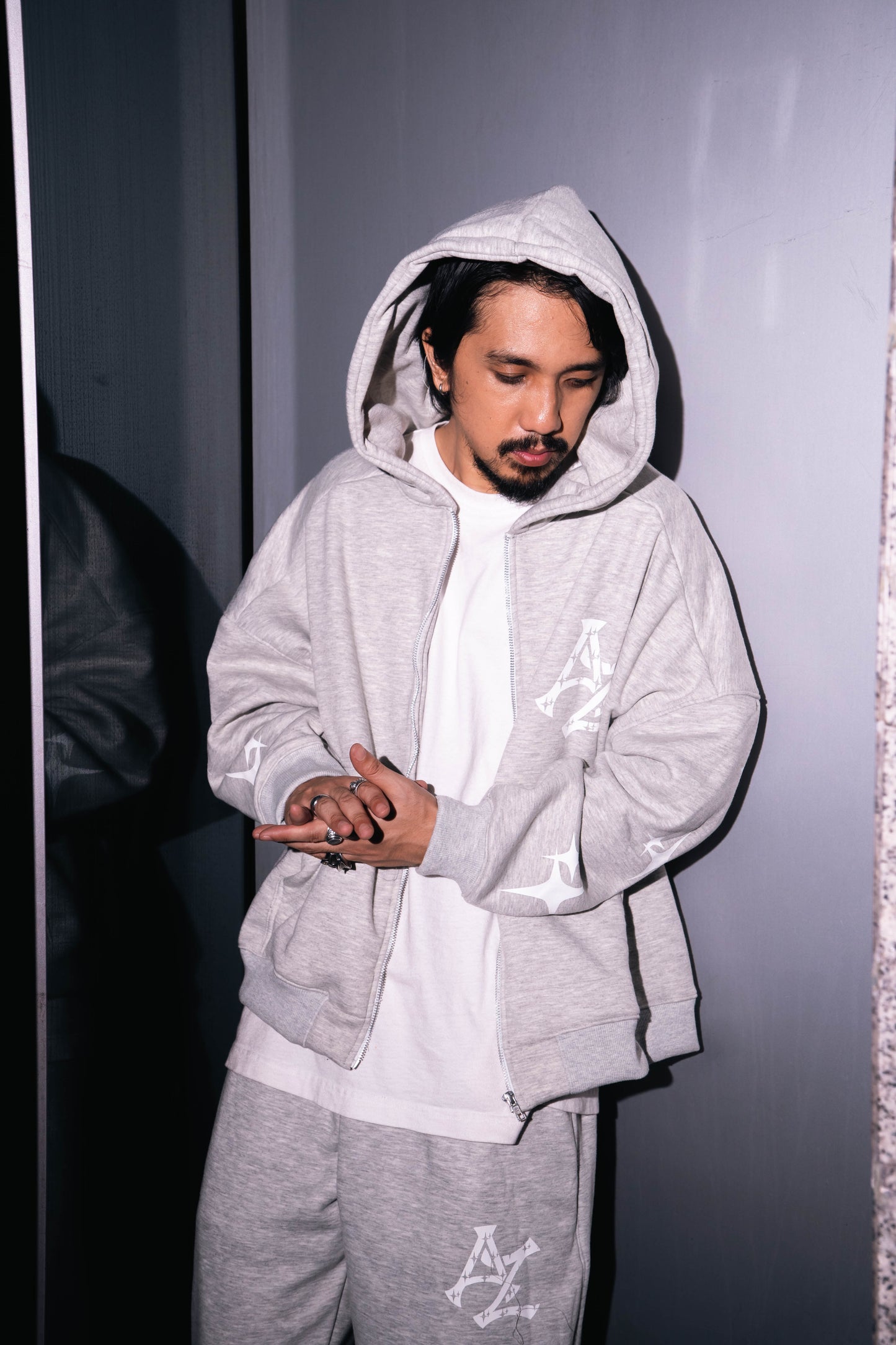 A-Z Astra Zip Hoodie (Heather Gray)