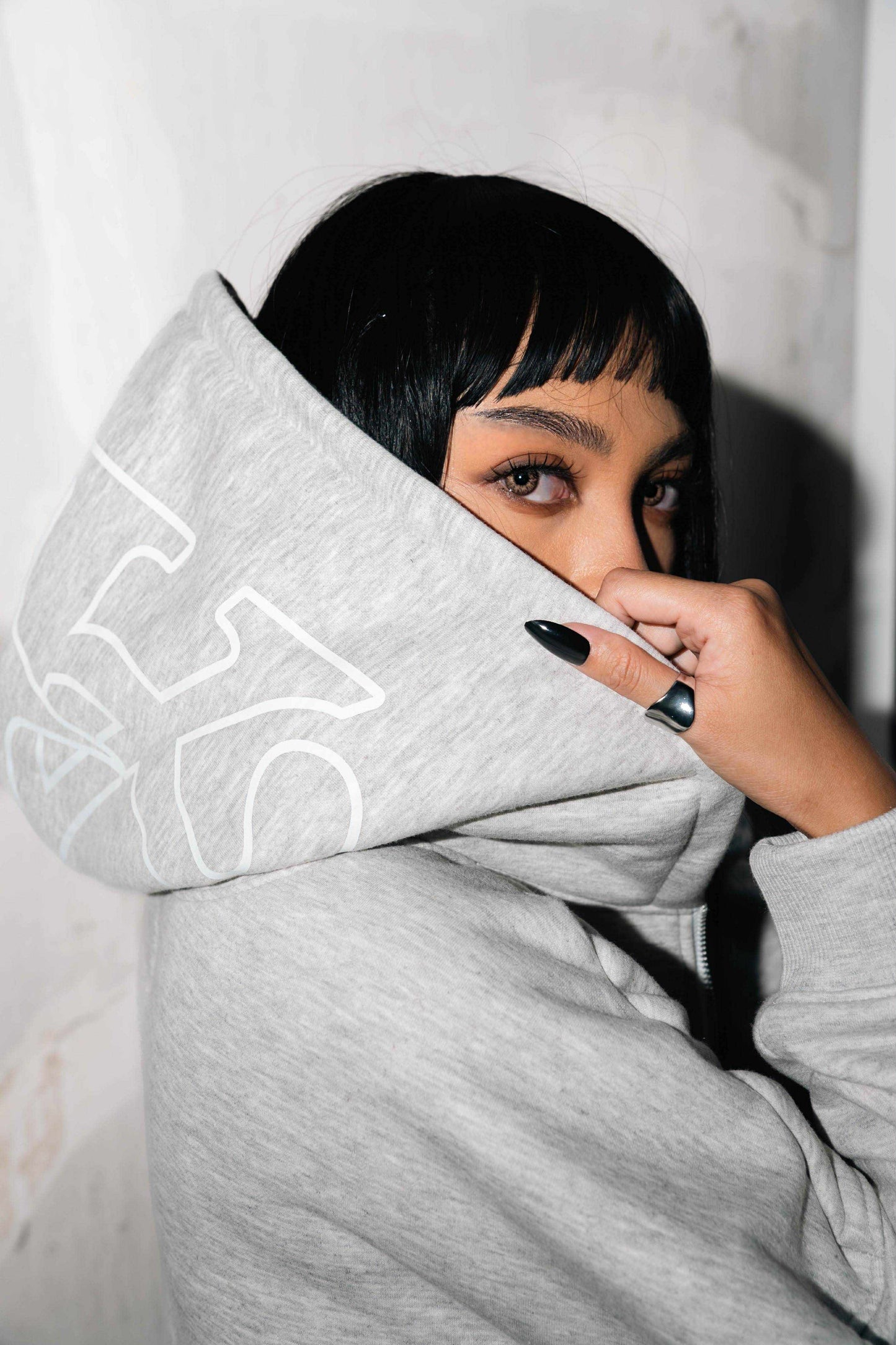 A-Z Signature Zip Hoodie (Heather Gray)